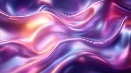 Abstract Colorful Fabric Texture with Gentle Waves and Reflections