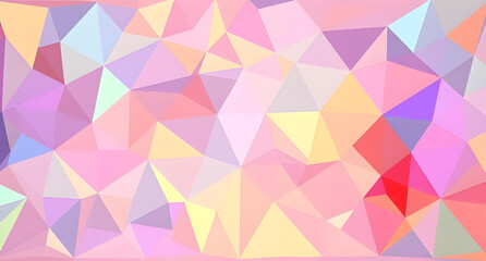 Fototapeta premium Colorful polygonal triangle professional work vector illustration 