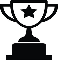 Gold trophy cup