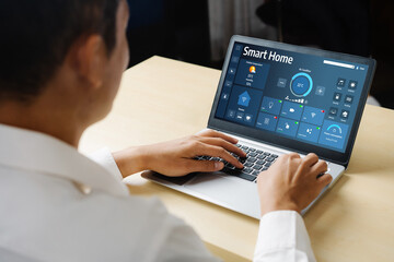 Smart home technology, centric remote control system with digital dashboard for air conditioning,...