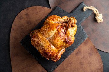 roasted chicken on a plate