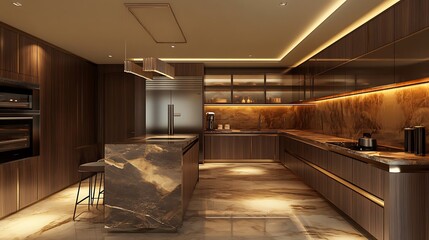 Handcarved wooden salad servers set high resolution picture