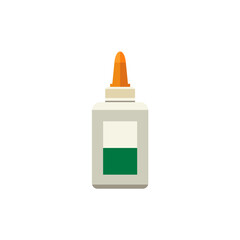 Fototapeta premium Minimalist Design of Vector illustration glue in plastic bottle