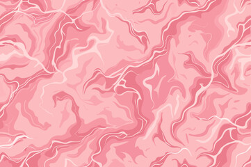 Pink marble seamless premium background. Vector illustration.