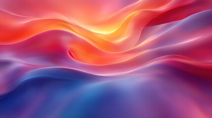 Obraz premium Abstract Flowing Patterns in Vibrant Red and Blue Tones