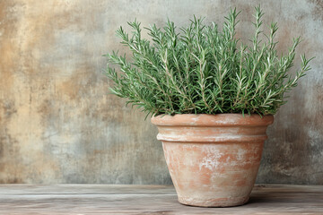 Fototapeta premium rosemary in pot