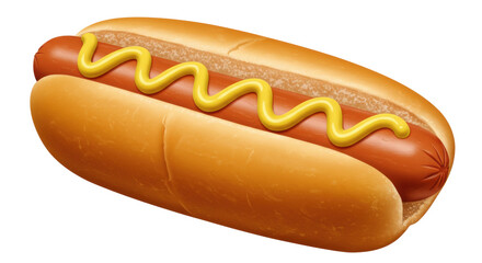 Isolated Hot Dog
