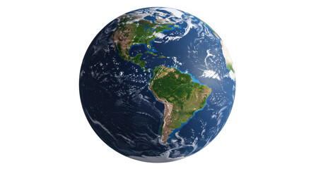 Isolated Planet Earth
