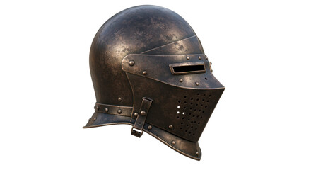 Isolated Knight Helmet