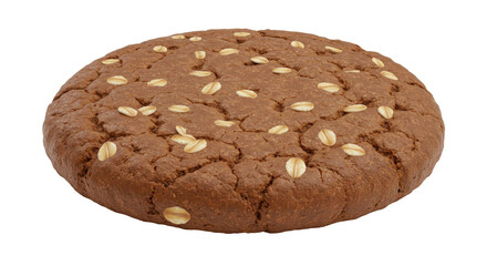 Isolated Oatmeal Cookie