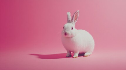 Obraz premium An Easter decoration with cool chicken and egg. Easter holiday concept.