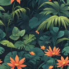 wallpaper template illustration with nature