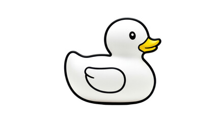Isolated Rubber Duck