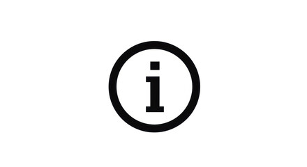 Isolated Information Icon
