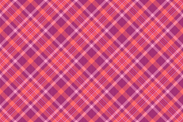 Vibrant coral and pink plaid pattern.  Perfect for textile design, fashion, website backgrounds, or wrapping paper.