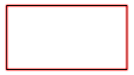 Obraz premium Black Red neon long line glowing fream. Red neon light line sparkle png, frame rectangle and dot on corner light neon, Neon square