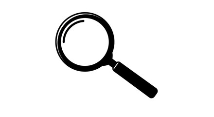 Isolated Magnifying Glass Icon