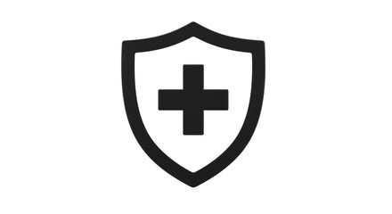 Fototapeta premium Isolated Medical Shield