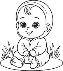 little girl with a cat