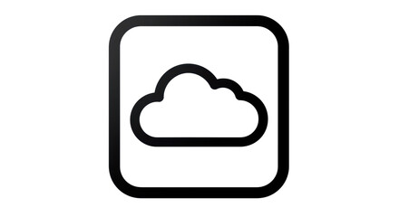 Isolated Cloud Icon