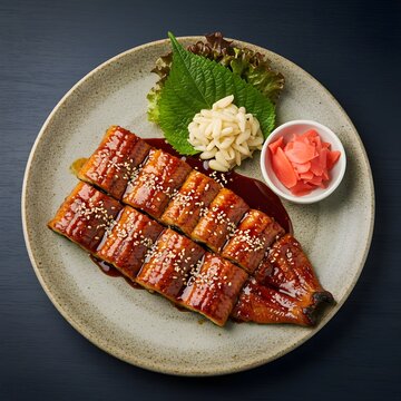 Korean Grilled Eel - Jangeo Gui Plating