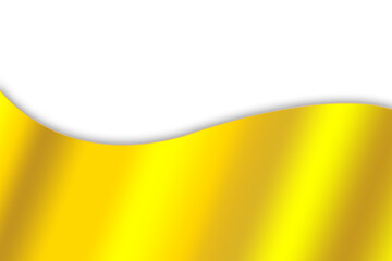 PNG Golden Wavy Border Background – Elegant Abstract Header Design, design assets