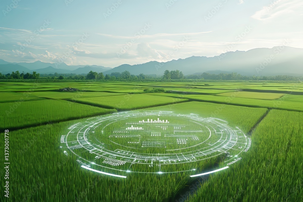 Poster the concept of a smart farm involves the integration of data, augmented and mixed virtual reality, a