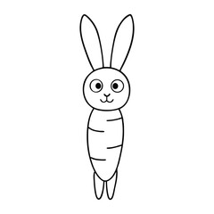 rabbit coloring book