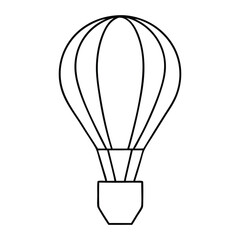 Naklejka premium hot air balloon coloring book