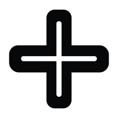 Obraz premium Plus Minus Symbol Vector Illustration Math Signs Icon