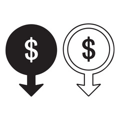 Minimalist icon design collection for digital interfaces