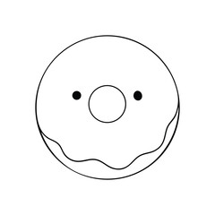 funny cartoon smile coloring page