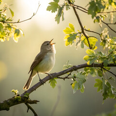 Obraz premium blue tit on a branch