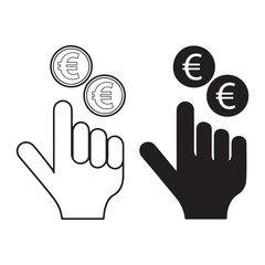 Minimalist icon design collection for digital interfaces