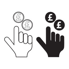 Minimalist icon design collection for digital interfaces