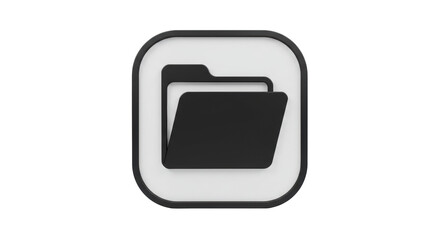 Obraz premium Isolated Folder Icon