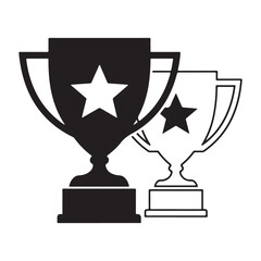 Flat design icon set for business and technology