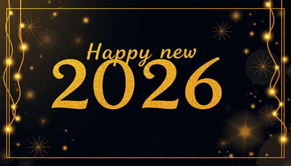 Happy New Year . Design of greeting cards, covers, website banners. Oil paint