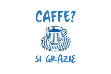 Obraz premium Sarcastic Funny Coffee Doodle Quote T Shirt Design