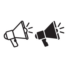 Flat design icon set for business and technology