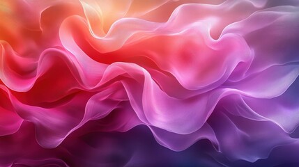 Obraz premium Abstract Colorful Wave Patterns with Soft Textures and Gradients