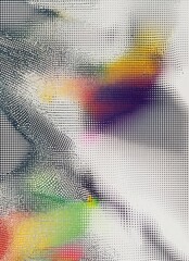 Contemporary Print-Like Texture with Abstract Dot Patterns