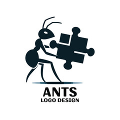 Ants Vector Logo Design