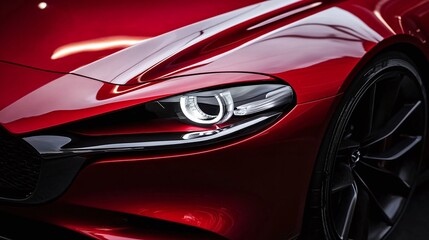 red sports car