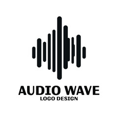 Audio Wave Vector Logo Design