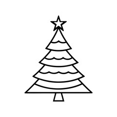 Fototapeta premium vector christmas tree
