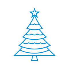 abstract christmas tree