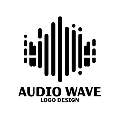 Audio Wave Vector Logo Design