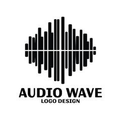 Audio Wave Vector Logo Design