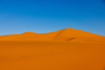 Red Sand Dunes of Northern Sahara, Morocco
